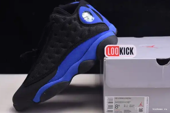 Rep Kickmax Jordan Retro 13 Black Hyper Royal 414571-040 0328